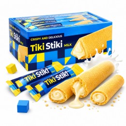Батончик Мультизлаковий Тікі-Стікі нач. молочні 12гр 30шт