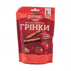 Грінки житньо-пшеничні зі смаком Томат "Спайсі"  120гр