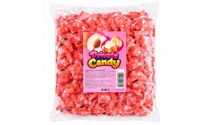Желейная конфета Персик 5D Private Candy 1кг Желейная конфета Персик 5D Private Candy 1кг
