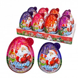 Шоколадные яйца "Джой" MERRY CHRISTMAS 15,4гр 8шт