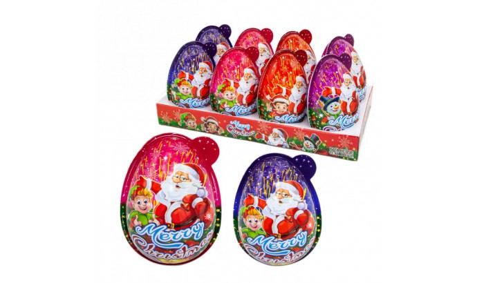 Шоколадні яйця "Джой"  MERRY CHRISTMAS 15,4гр 8шт