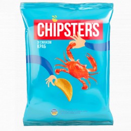 Чіпси Chipster's зі смаком Краба 130гр 