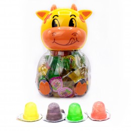 Конфеты желе "КОРОВА" фруктовые 15г, 100 шт