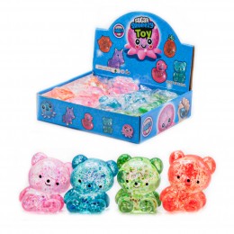  Антистресс Медведь Sugar Glitter Squeeze MS-24-11-36 12шт
