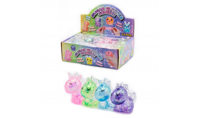  Антистресс Единорог Sugar Glitter Squeeze MS-24-11-98 12шт