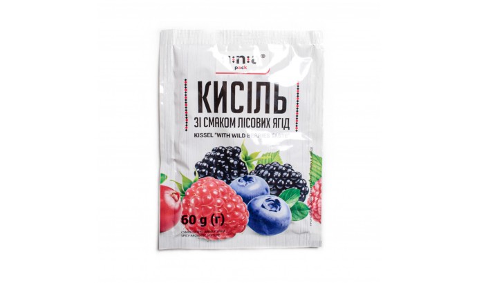 Кисіль зі смаком лісових ягід 60гр 