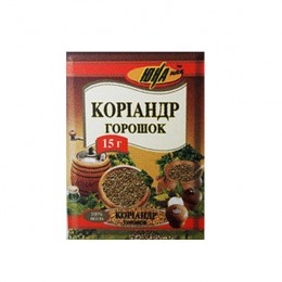 Коріандр горошок 15гр