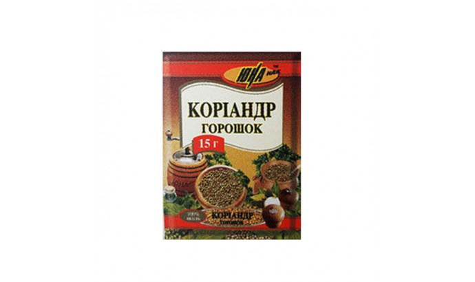 Коріандр горошок 15гр