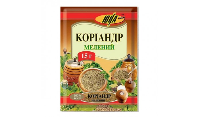 Коріандр мелений 15 гр