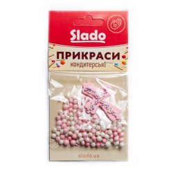Прикраса для торта Рожева зоря №4  15г 