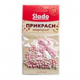 Прикраса для торта Рожева зоря №4  15г 