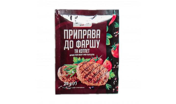 Приправа ДО ФАРШУ ТА КОТЛЕТ 25гр 