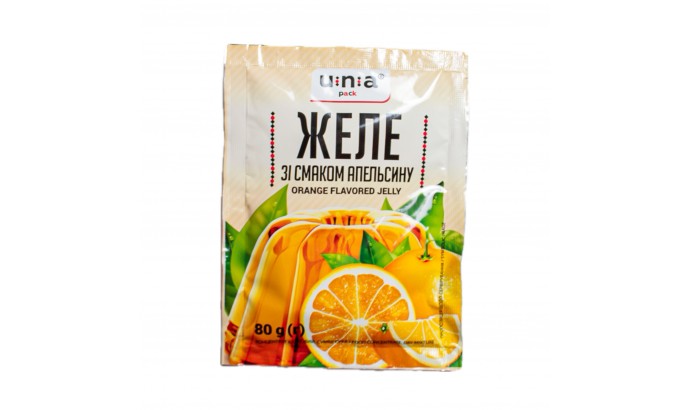 Желе фруктове Апельсин 80г