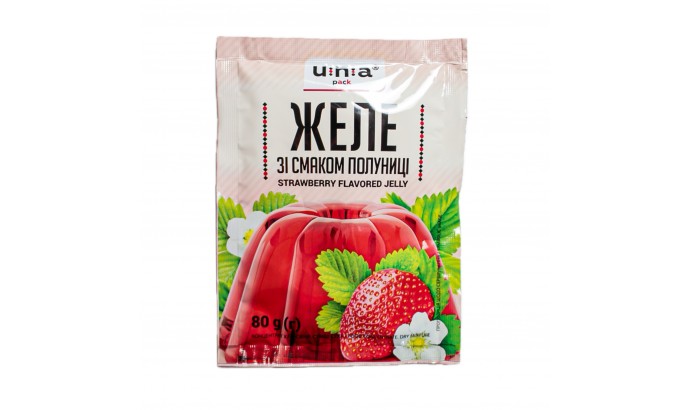 Желе фруктове Полуниця 80г