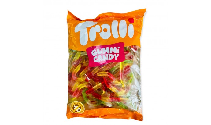 Желейки Червяки Fruity worm «Trolli» - 1 кг