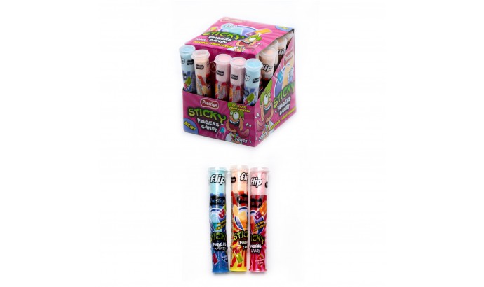 Льодяник STICKY Finger candy + Fruit powder 6гр 30шт