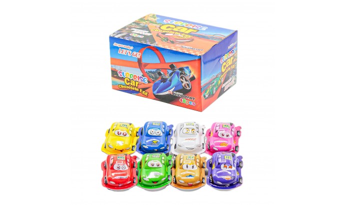 Яйця шоколадні "Джой" Chocolate Surprise CAR egg 8г 48шт