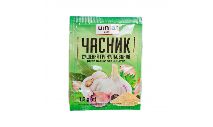 Часник сушений гранульований 15гр 