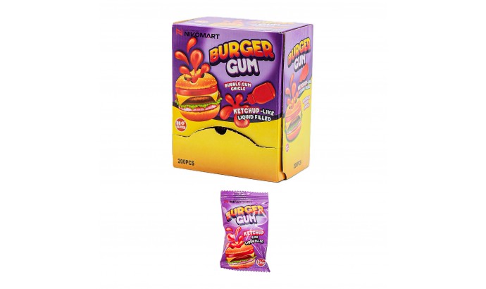 Жуйка Burger Filled Bubble Cream 4,5гр 200шт