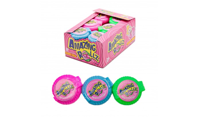 Жуйка рулетка Amazing Rollz 8гр 24шт