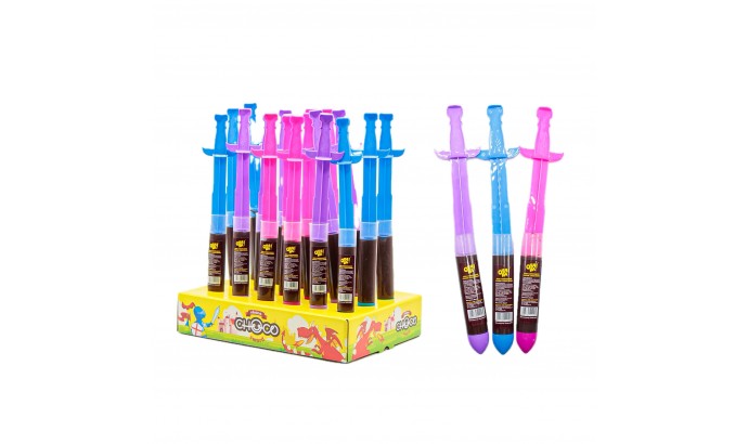 Іграшка Меч CHOCO SWORD крем із шокол.смаком 30г 18шт