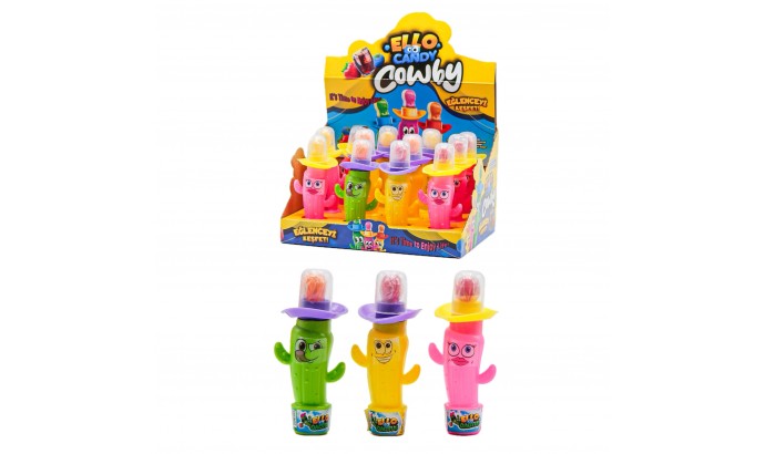 Льодяник Кактус  Ello Cactus Lolipop 32гр 12шт