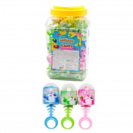 Льодяник свисток гармошка Lollipop candy 3.5гр 60шт