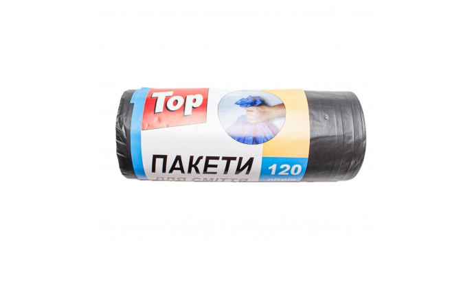 Пакеты для мусора 120л (10шт) ТОП