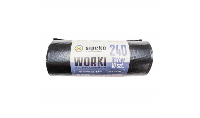 Пакети для сміття SIPEKO 240л (10шт)