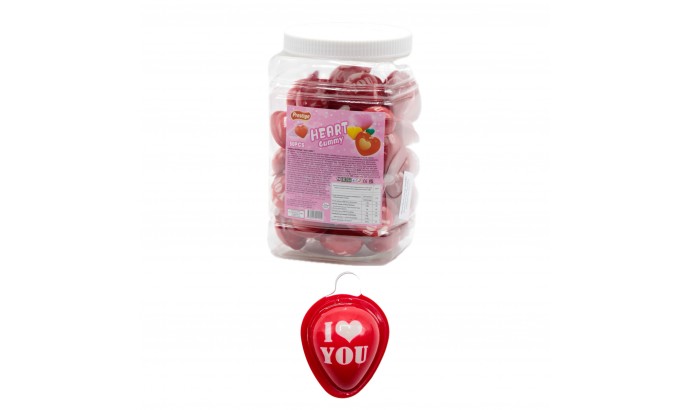 Желейки серце HEART gummy 9гр 50шт