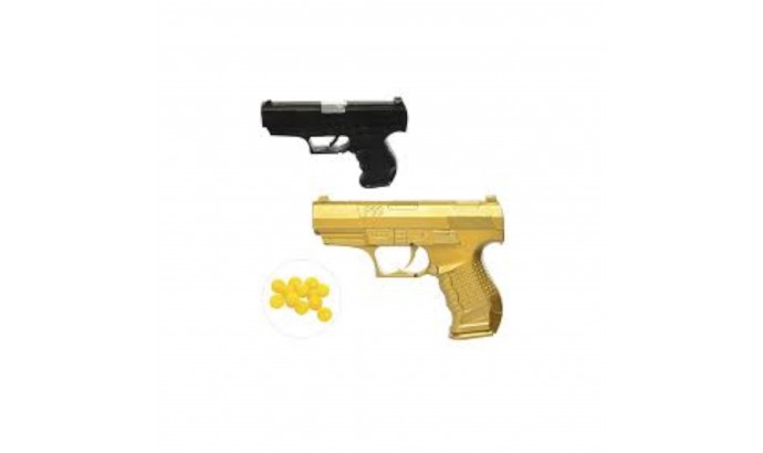 Пистолет HC-777 на шариках, 2 цвета, кул., 14-10-2,5 см.