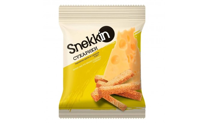  Сухарики пшенично-ржаные Snekkin Сыр 70г