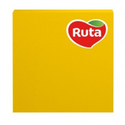 Серветки Ruta 33*33 20л 3ш жовті 1шт