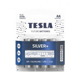 Батарейки Тесла Silver пальчик блистер 4шт