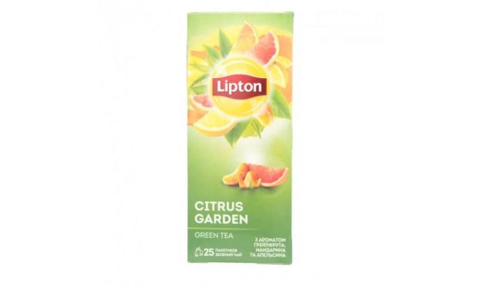 Липтон чай зеленый  Цитрус