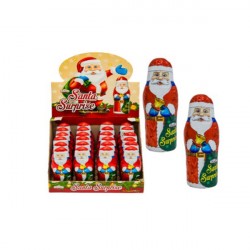 Шоколадні фігурки Дід Мороз 38гр, 24шт Шоколадні фігурки Дід Мороз 38гр, 24шт