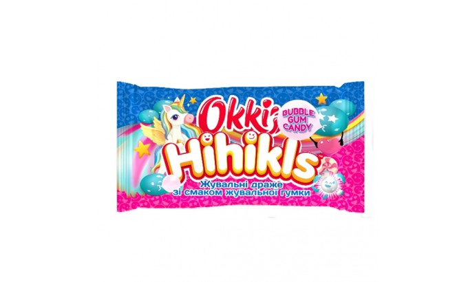 Жувальне драже Okki Hihikls Buble Gum 25г 