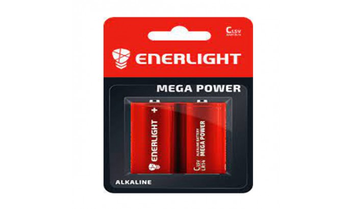 Батарейка Enerligh MegaPower Alkaline С BLI 2 3380
