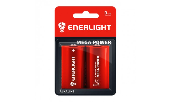 Батарейка Enerligh MegaPower D BLI 2  3403