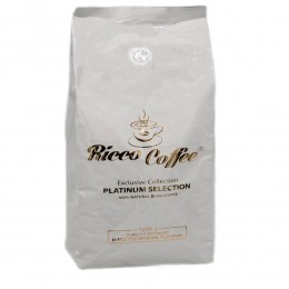 Кава в зернах Ricco Coffee Platinum Selection (Білий+логотип) 1кг