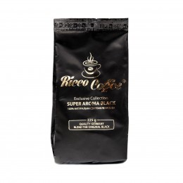 Кава мелена Ricco Coffee Super Aroma Black (Чорний) 225г