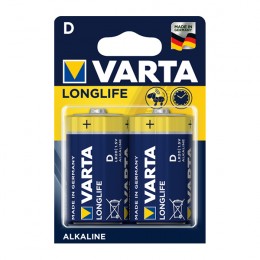 Батарейка Varta LONGLIFE D BLI 2 ALKALINE блистер 2шт 5348