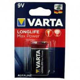 Батарейка Varta LONGLIFE Max Power 6LR61 блист.1шт 5612