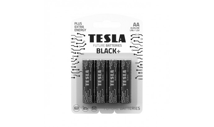 Батарейки Тесла Black мини пальчик блистер 4шт