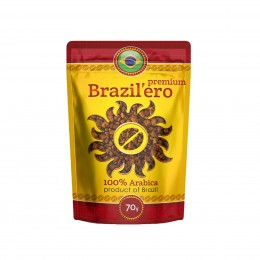 Кофе растворимый сублимированный "Brazil'ero" Premium 70г