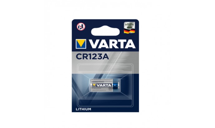 Батарейка Varta CR 123А LITHIUM блістер 1шт 7280