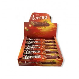 Батончик вафельный шоколадный Lorena 55г, 24шт /бл