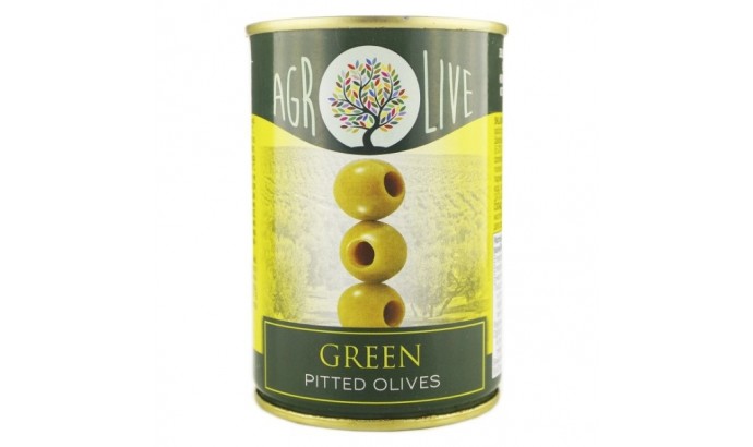 Оливки зелёные без косточки 280г ТМ "Agrolive"