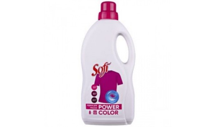 Рідина для прання "Sofi power color" 1л 