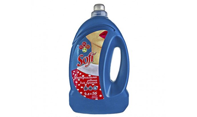 Жидкость для стирки "Sofi" Синяя 4л